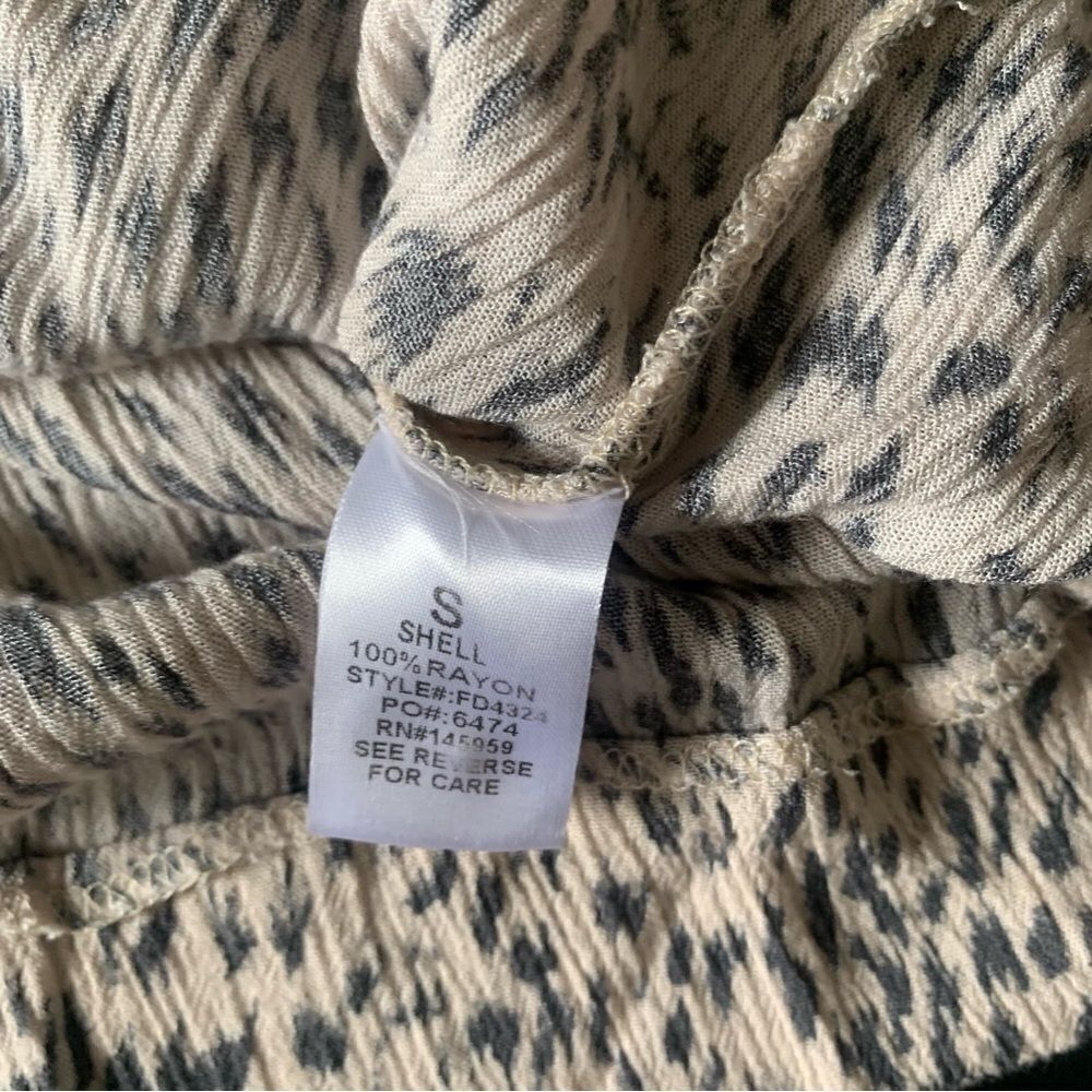 VICI MINI DRESS ANIMAL PRINT CREAM GRAY - Picture 15 of 15